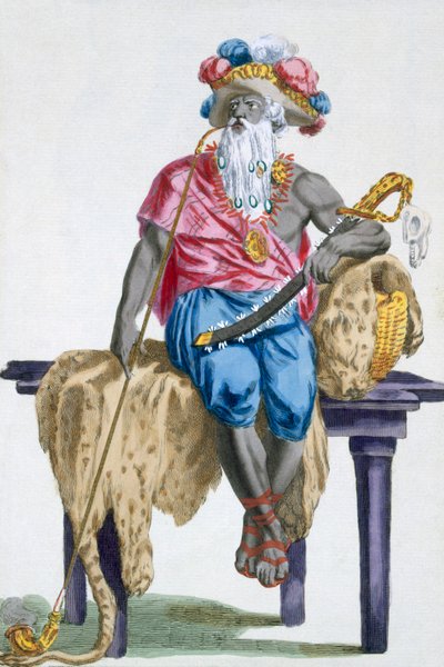 Akasini, König von Assinie, 1780 von Pierre Duflos